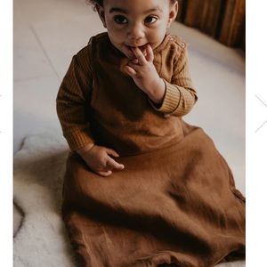 The Simple Folk The Essential Sleep Sack in rust 0-9 months